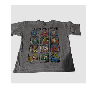 Justice League DC Comics Vintage Look Youth T-shirt M/L